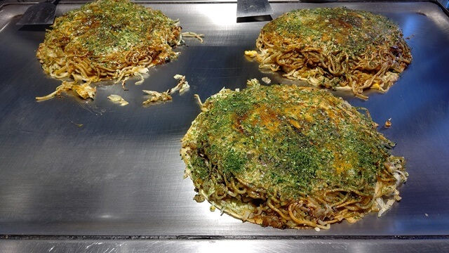 お好み焼き3人分