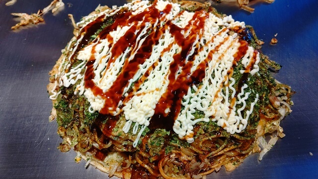 ソース・マヨネーズかけ