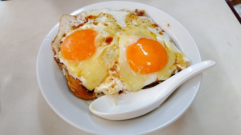 単品の焼豚玉子飯