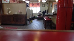 萬来軒の店内