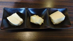 食べ比べ豆腐