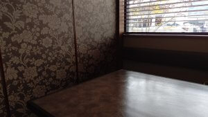 一龍のテーブル席