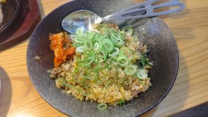 世羅みのり牛の焼肉チャーハン