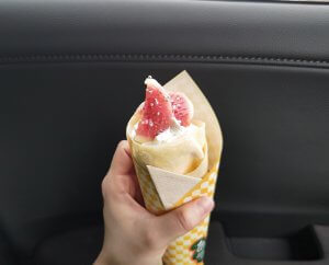 いちじくクレープ