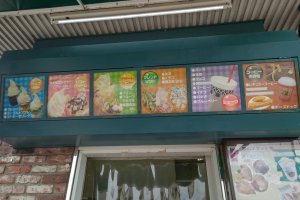 メニューの看板