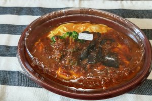 ナスとブロッコリーのボロネーゼ①